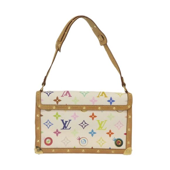 LOUIS VUITTON Monogram Pochette Eye Miss You Hand Bag White - Picture 2 of 16